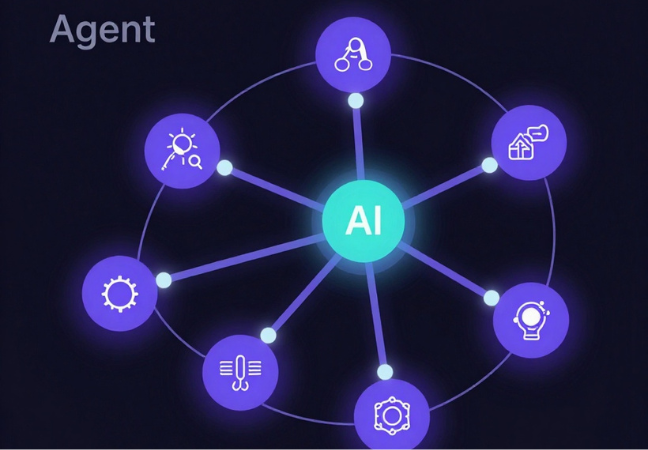 Interconnected AI agent network