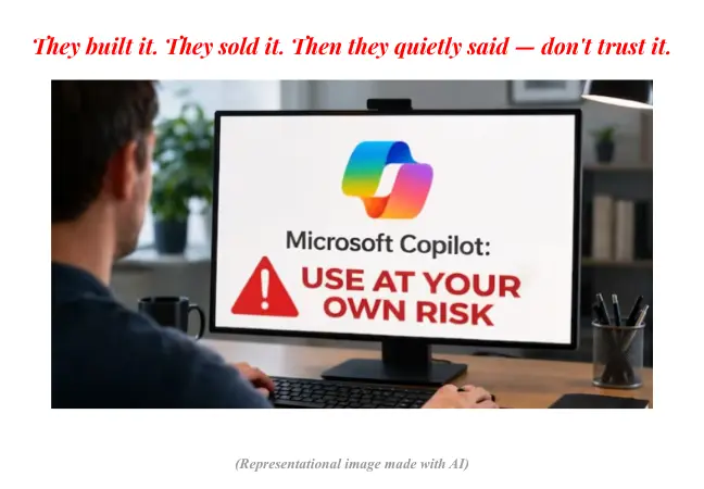 Microsoft Copilot,
AI disclaimer,
AI hallucinations,
Copilot+ PC,
AI trust,
automation bias,
generative AI risks,
AI in business,